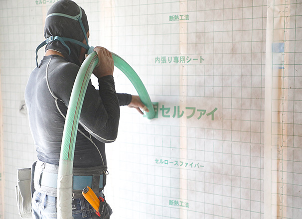 施工の写真